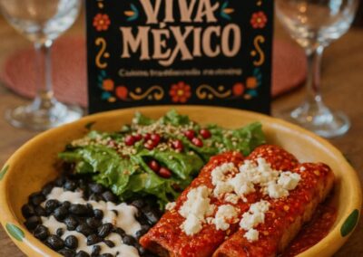 Enchiladas Rojas - Viva Mexico - Restaurant Mexicain à Colomiers